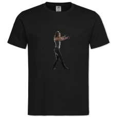 TThe Terminator Hero Connor Sarah -shirt with Print The Terminator Hero Connor Sarah - 2XL black