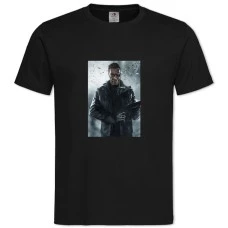 TThe Terminator Main Theme -shirt with Print The Terminator Main Theme - 2XL black