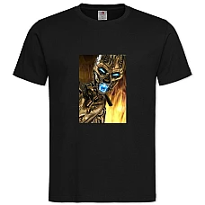 TThe Terminator Robot Hero Print -shirt with Print The Terminator Robot Hero Print - 2XL black