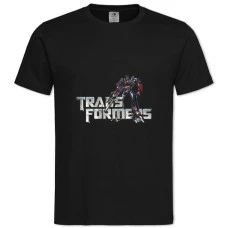 TTransformers Big Logo -shirt with Print Transformers Big Logo - 2XL black