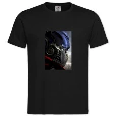 TTransformers Robot Head -shirt with Print Transformers Robot Head - 2XL black