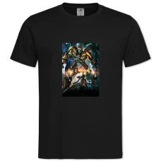 TTransformers Characters -shirt with Print Transformers Characters - 2XL black