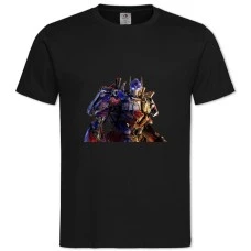 TTransformers Print With Optimus Prime Hero -shirt with Print Transformers Print With Optimus Prime Hero - 2XL black