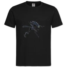 Футболка с принтом Чужой Создание - 2XL черная
