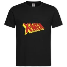 TX-Men Comics Logo -shirt with Print X-Men Comics Logo - 2XL black