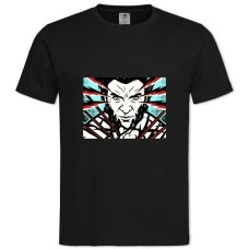 TX-Men Wolverine Art -shirt with Print X-Men Wolverine Art - 2XL black