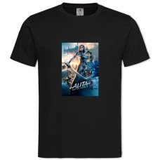 TAlita Battle Angel Print -shirt with Print Alita Battle Angel Print - 2XL black