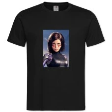 TAlita Battle Angel Hero -shirt with Print Alita Battle Angel Hero - 2XL black