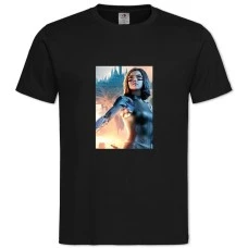 TAlita Battle Angel Theme -shirt with Print Alita Battle Angel Theme - 2XL black