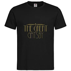 TThe Great Gatsby Gold Logo -shirt with Print The Great Gatsby Gold Logo - 2XL black