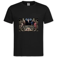 TThe Great Gatsby Main Theme -shirt with Print The Great Gatsby Main Theme - 2XL black