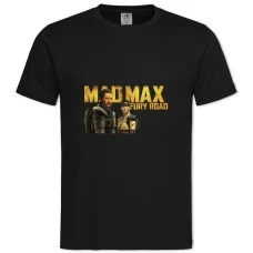 Футболка с принтом Безумный Макс Дорога Ярости Герои - 2XL черная