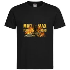 Футболка с принтом Безумный Макс Дорога Ярости Герой - 2XL черная