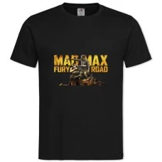 Футболка с принтом Безумный Макс Главные Герои - 2XL черная