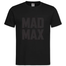 Футболка с принтом Безумный Макс Логотип - 2XL черная