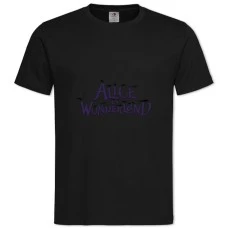 TAlice In Wonderland Logo -shirt with Print Alice In Wonderland Logo - 2XL black