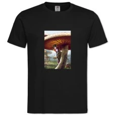 TAlice In Wonderland Mad Hatter Hero Print -shirt with Print Alice In Wonderland Mad Hatter Hero Print - 2XL black