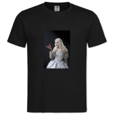 TAlice In Wonderland White Queen Hero -shirt with Print Alice In Wonderland White Queen Hero - 2XL black