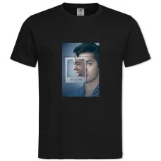 T13 Reasons Why Zach -shirt with Print 13 Reasons Why Zach - 2XL black