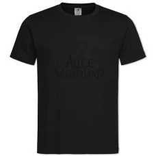 TAlice In Wonderland Logo Print -shirt with Print Alice In Wonderland Logo Print - 2XL black