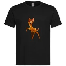 TBambi Deer -shirt with Print Bambi Deer - 2XL black