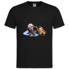 TUp Main Characters -shirt with Print Up Main Characters - 2XL black