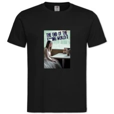 TThe End Of The F *** Ing World Theme -shirt with Print The End Of The F *** Ing World Theme - 2XL black