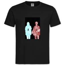 TThe End Of The F *** Ing World Heroes -shirt with Print The End Of The F *** Ing World Heroes - 2XL black