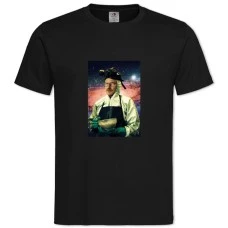 TBreaking Bad Walter White Cosmo Print -shirt with Print Breaking Bad Walter White Cosmo Print - 2XL black