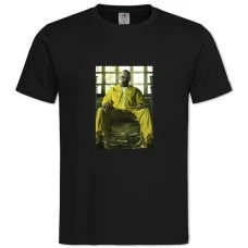 TBreaking Bad Walter White Hero -shirt with Print Breaking Bad Walter White Hero - 2XL black