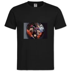 TBreaking Bad Main Heroes Version -shirt with Print Breaking Bad Main Heroes Version - 2XL black