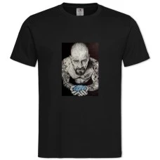TBreaking Bad Art Walter White -shirt with Print Breaking Bad Art Walter White - 2XL black
