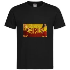 T2 Broke Girls Art Edition -shirt with Print 2 Broke Girls Art Edition - 2XL black