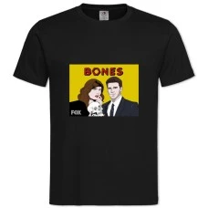 TBones Art Edition -shirt with Print Bones Art Edition - 2XL black