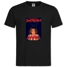 TChilling Adventures Of Sabrina Theme -shirt with Print Chilling Adventures Of Sabrina Theme - 2XL black