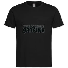 TChilling Adventures Of Sabrina Logo -shirt with Print Chilling Adventures Of Sabrina Logo - 2XL black