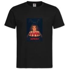TChilling Adventures Of Sabrina Print -shirt with Print Chilling Adventures Of Sabrina Print - 2XL black