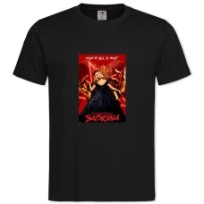 TChilling Adventures Of Sabrina Hero -shirt with Print Chilling Adventures Of Sabrina Hero - 2XL black