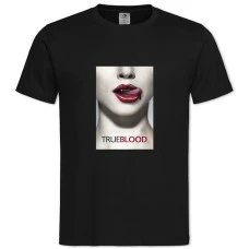 TTrue Blood Theme Print -shirt with Print True Blood Theme Print - 2XL black