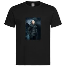 TThe Witcher Geralt 2 -shirt with Print The Witcher Geralt 2 - 2XL black