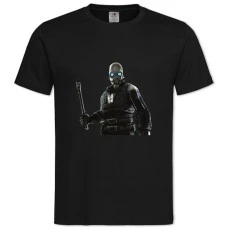 Футболка с принтом Халф Лайф Создание - 2XL черная