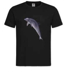 TViolet Dolphin -shirt with Print Violet Dolphin - 2XL black
