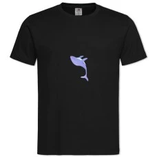 TViolet Whale -shirt with Print Violet Whale - 2XL black