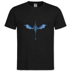 TThe Elder Scrolls Dragon -shirt with Print The Elder Scrolls Dragon - 2XL black