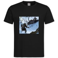 TThe Elder Scrolls Theme Print -shirt with Print The Elder Scrolls Theme Print - 2XL black