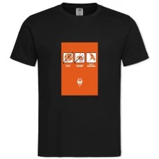 TThe Elder Scrolls Fun Print -shirt with Print The Elder Scrolls Fun Print - 2XL black