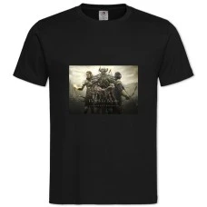TThe Elder Scrolls Heroes Print -shirt with Print The Elder Scrolls Heroes Print - 2XL black