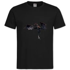 TThe Elder Scrolls Theme Dragon Print -shirt with Print The Elder Scrolls Theme Dragon Print - 2XL black