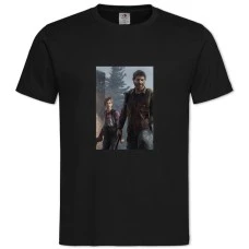 TThe Last Of Us Main Heroes -shirt with Print The Last Of Us Main Heroes - 2XL black