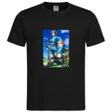 TThe Legend Of Zelda Heroes -shirt with Print The Legend Of Zelda Heroes - 2XL black